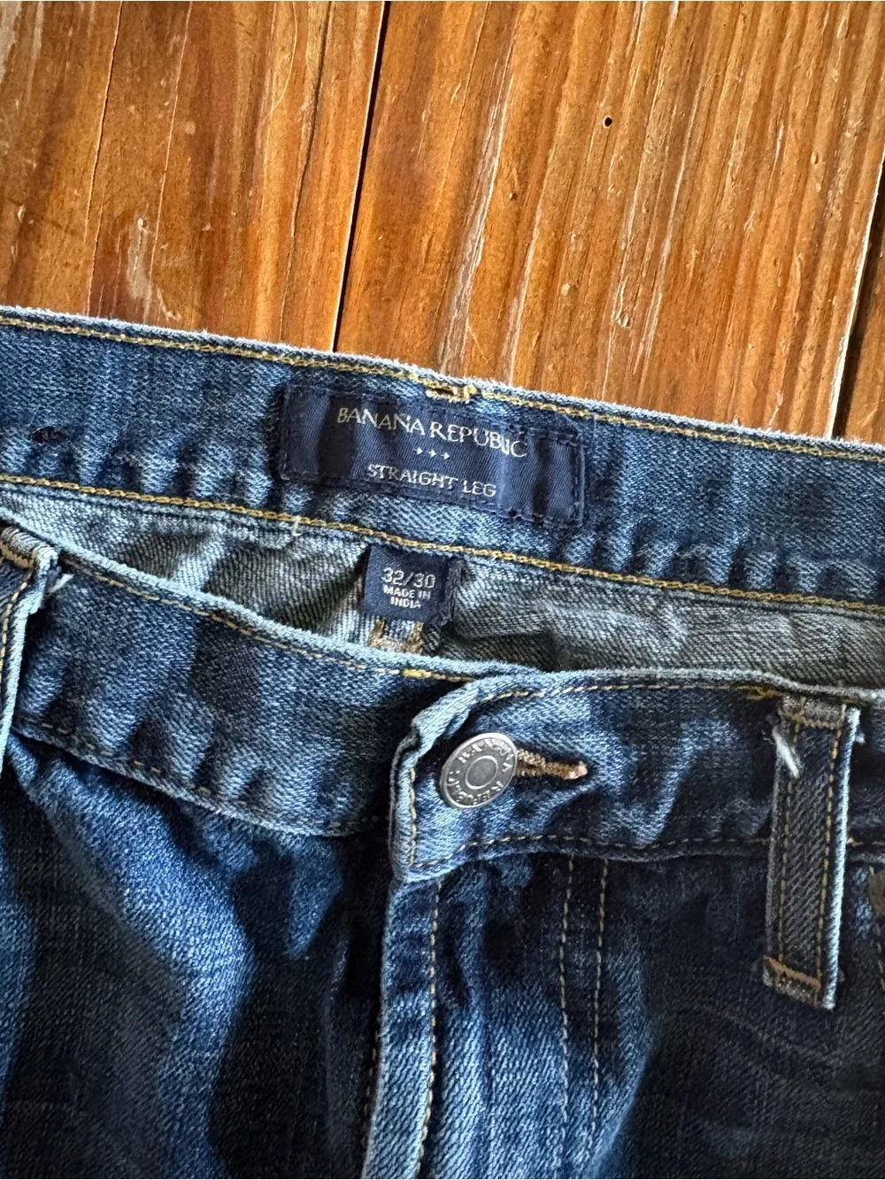 Banana Republic Dark Blue Straight Jeans